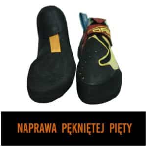 Naprawa pękniętej pięty